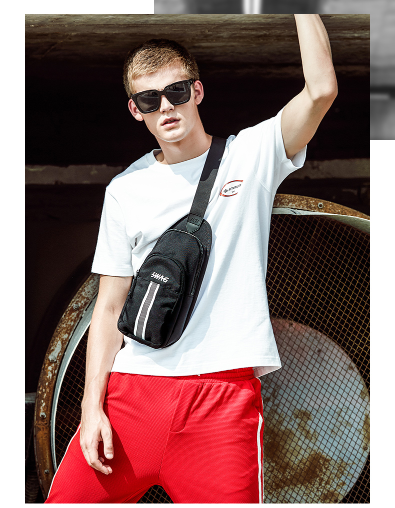 安踏 生活系列 男子胸包-19828132-安踏官方商城